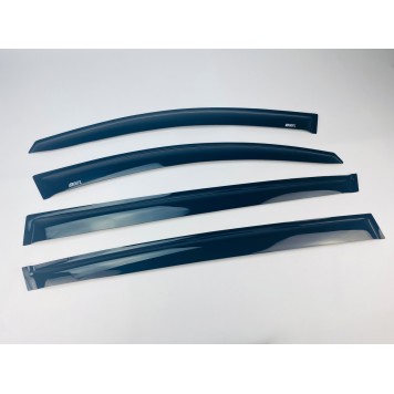 Дефлектори вікон Kia Sportage III 2010-2015 накладні (DEFL) Q2-3